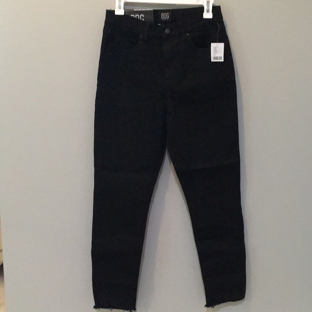 BDG Twig fray high rise skinny black jean 28 29 - Picture 4 of 8